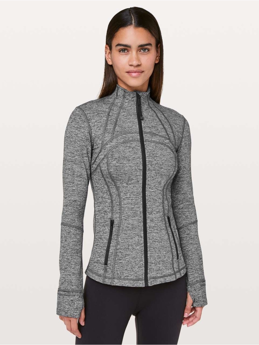 Lululemon Define Jacket in Heathered Black Size 10